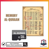 ORIGINAL JOC Radio Speaker 30 Juzuk Al Quran Rechargeable USB & MicroSD Card Slot Radio Quran Zikir 