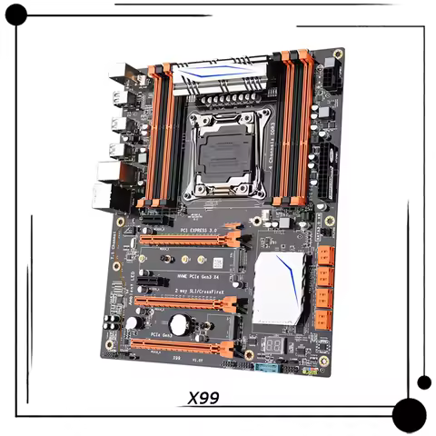 X99 For Jingsha Computer Motherboard Game More Open Desktop LGA2011 Pin DDR3 Memory Xeon E5 2678V3 H