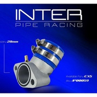 HONDA EX5 DREAM Racing intake pipe 28mm tengkung karburetor carburetor joint silicone cutting ego PN