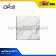 Sandimas Granite Granit Lantai Granite Dinding Oyster 80X80