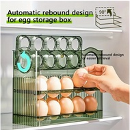 Egg Storage Fridge Storage Side Door Type - 3Layer Dyson Green Storage Food Grade Egg Rak