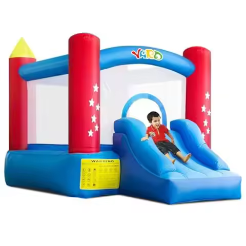 Bounce House for 3-8 Inflatable Bounce House with Slide Bouncy House with Blower and Play Balls for 