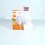 CAHAYA FSL Led Lamp 5W 6500K Round Bulb White Light 5W Watt FSL Energy Saving