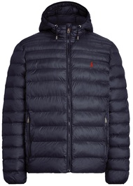 Polo Ralph Lauren Men's Hoodie Puffer Jacket (Navy, M)