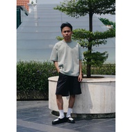 All Around Faded - Boxyfit Washed Sage Double Knit T-shirt 290GSM T Shirt Lelaki Baju Lelaki T Shirt