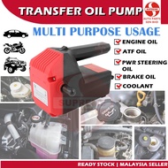 S2U Electric Pump Engine Oil Transfer Extractor Self Priming 12V Auto Pam Sedut Minyak Hitam Kereta