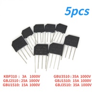 5PCS 1000V Diode Bridge Rectifier GBU3510 GBJ2510 GBJ1510 GBU1510 KBP310 GBJ3510 DIP Rectifier Kit