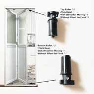 Strong Bi Fold Door Roller Replacement for Washroom Toilet Kitchen Ready Stock Bi-Fold Roda Pintu Tandas Durable for Most of Brand Bifold Doors in Singapore