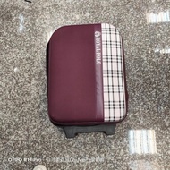 207*ROYAL POLO紫色格紋行李箱登機箱19吋-55*39*厚20CM
