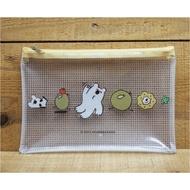 Stationery Original Wish] Ethos Ethos Kuroda Mulberry Apple Waterproof Zipper Bag File Bag 940844