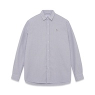 Silencestandard Premium Oxford Shirt S Logo embroidered/black striped [SO02]