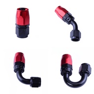 Swivel Hose End Fitting an4 an6 an8 an10 an12 / 45 degree 90 degree 0 degree 180 degree (Red+Black)