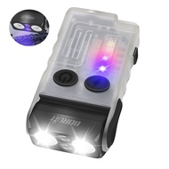 BORUiT V20-1 Móc Khóa Đèn Pin LED UV EDC Type-C Đèn Pin Sạc Có Còi Kẹp Nam Châm Chống Nước Làm Đèn C