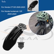 Black Front Mudguard For Honda CT125 huntercub 125 2020 2021 2022 2023 Extender Hugger Front Fender 