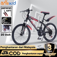 AENXRD 10th generation Mountain bike 20 inch basikal kids basikal murah bike with shock absorber gea