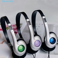 BACK2LIFE Retro Headset, Over Ear Millennium Wind Y2K Headphone, Fashion Earbud Personality Type C W