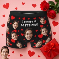 Fast Delivery Personalized Face Boxer Briefs Custom Photo Underwear for Him Valentine’s Day Gift for