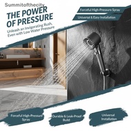 SUM Ion Filter Shower Head 1 Set Turbo Pressure Boost Filtered Showerhead for Rental Apartment Bathr