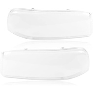 Headlights Lens Cover Fits GMC Sierra 1500 1500HD 2500HD 3500 99-07 / GMC Sierra 2500 99-04 / GMC Yu