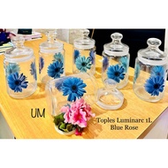 Luminarc - luminarc 1 liter blue rose Jar (6Pc)