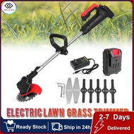 Cordless Lawn Mower Electric Lawn Mower Trimmer with Lithium Battery Lawn Mower Length Adjustable Electric Lawn Mower Home Garden Tools