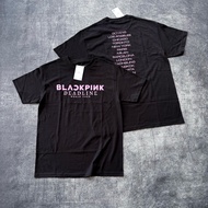 BLACKPINK Official T-Shirt - Deadline World Tour Stops T Shirt
