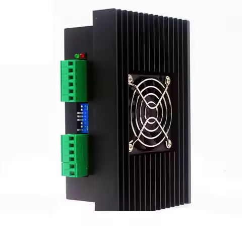 MA860H Driver DSP Digital NEMA23/NEMA34 Stepper Motor Driver With Fan Microstep Controller Module fo