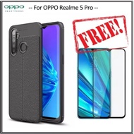 Case Oppo Realme 5 PRO Free Tempered Glass Realme 5 PRO - Hitam