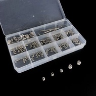 240pcs 無頭內六角304螺絲套裝 240pcs Hexagon Socket Set Screws Headless Assortment Kit