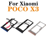 For Xiaomi Poco X3 Pro Sim Card Tray Card Slot Holder Card Holder Reader SD Slot Adapter Replacement