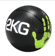 RRYY บอลน้ำหนัก เมดิซีนบอล ลูกบอลน้ำหนัก Solid Gravity Ball Medicine Ball Non-elastic Wall Ball