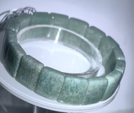 Kristal Semulajadi Amazonite Gelang 15mm (Papan) / Natural Crystal Amazonite Bracelet Papan 天然老矿天河石手