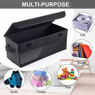 Non-Woven Storage Box CD Storage Organizer Box CD Storage Box Foldable Storage Box with Lid