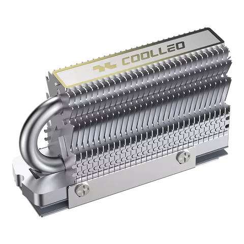 HR-09 M. 2 2280 SSD Heat Sink Fully Electroplated Reflow Welding AGHP HeatPipe M.2 Solid State Drive