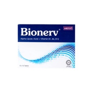 【BUY 3 FREE 1】Bionerv Neuro Health Support Alpha Lipoic Acid with B1,B6,B12 60 Tablets for Nerve Com