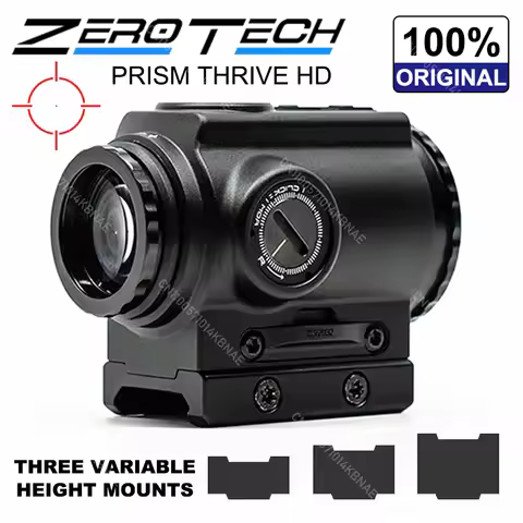 ZeroTech THRIVE HD PRISM 1x MICRO Prism Rifle Scope with Variable Mounting Heights for 20MM Picatinn