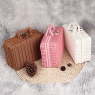 Gift Box Wedding Bridesmaid Favor Box Mid-Autumn Festival Gift Packaging Box Favor Handheld Rattan S