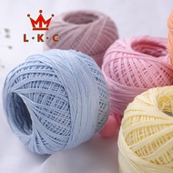 LY02 🇲🇾Stok Sedia Ada🇲🇾现货 Benang Kait Lace No. 3 Lace Yarn 3号蕾丝线 Pure Cotton Thread Yarn Crochet Yar