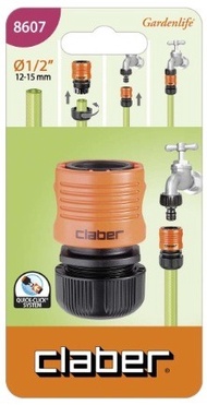 Claber 8607 1/2" Automatic Coupling 快速母接頭