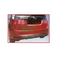 Perodua Alza (2014 Facelift Bumper Model ONLY) SE Rear Back Bumper Skirt Skirting Lower PU Bodykit - Raw Material Rubber