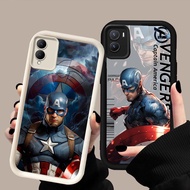 BR-2 Captain America Soft Silicone Casing for VIVO Y16 Y35 Z9 Y02S Y56 IQOO Y28 Y17S Z9X