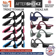 AfterShokz Trekz Air | Trekz Titanium Bone Conduction Bluetooth