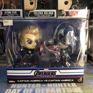 COSBABY HOT TOYS: AVENGERS ENDGAME CAPTAIN AMERICA VS CAPTAIN AMERICA (MISB)