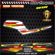 WIN 100 STRIPING WIN 100 TRANSPARENT MAXDECAL CODE 09