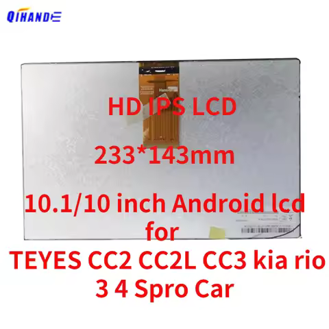 New HD LCD Screen 10.1 / 10.0inch 10 For GPS Car Radio Multimedia Video Navigation LCD Display 6M1CR
