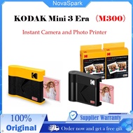 KODAK Mini 3 Era M300: Retro Wireless Photo Printer 🎞️ 4PASS Quality | 3"x3" Prints | Bluetooth | US