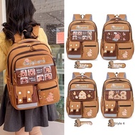 HOBIBEAR cặp học sinh cặp học sinh cấp 1 balo cho bé ba lô học sinh cấp 1 balo cho bé cặp đi học cấp