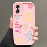 Casing hp for OPPO A57 2022 A77 2022 A57s A57e A77s A57 5G A77 5G A56S 5G Case Line stars Kasing sil