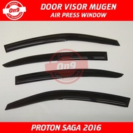 Proton Saga New 2016 2017 2018 2019 2020 2021 Saga VVT Door Visor Mugen Air Press Air Vent Visors