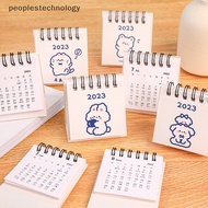 peoplestechnology 2023 Cute Creative Mini Desk Calendar Decoration Stationery School Supplies Kawaii Desk Calendars Animal Office Supplies PLY